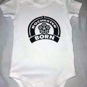 Rochester Born Onesie