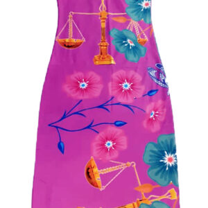 Pink Floral Sundress (Bra strap)