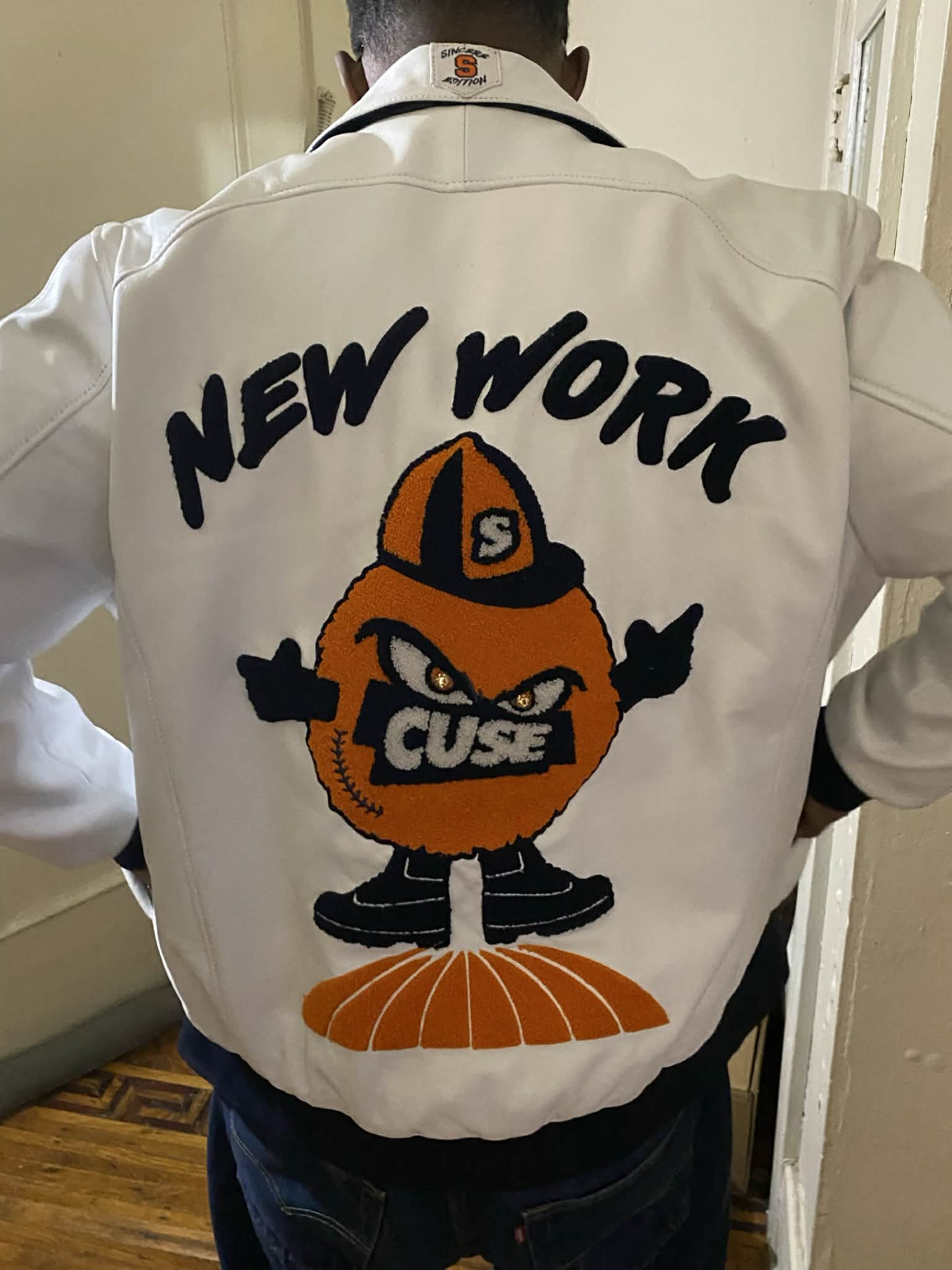 New Work Leather Jacket - Image 3